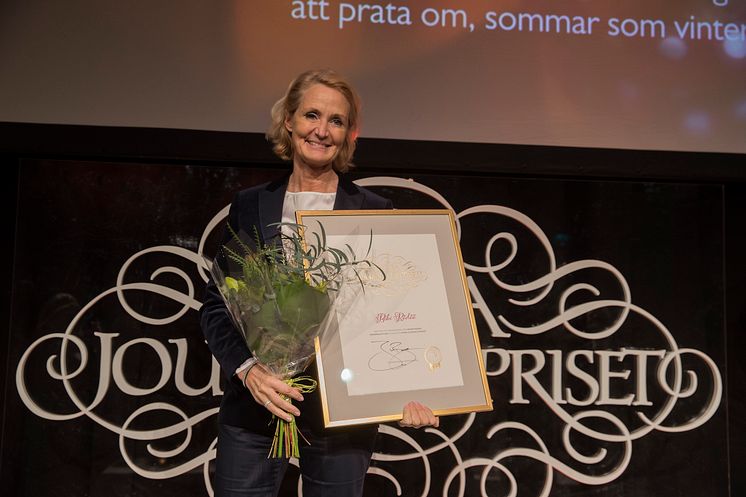 Vinnare av Lukas Bonniers Stora Journalistpris: Bibi Rödöö