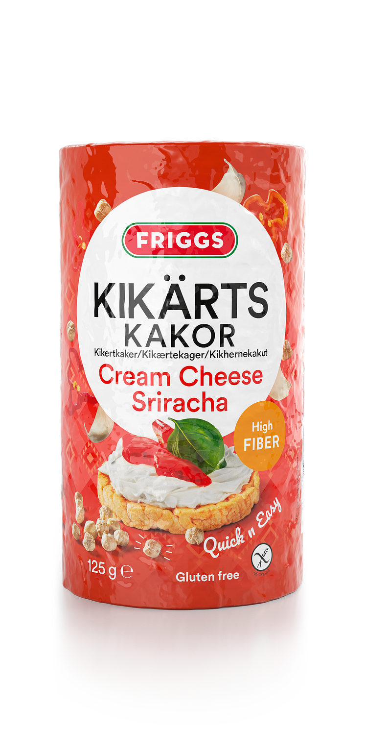 Friggs Kikertkaker Cream Cheese Sriracha produktbilde