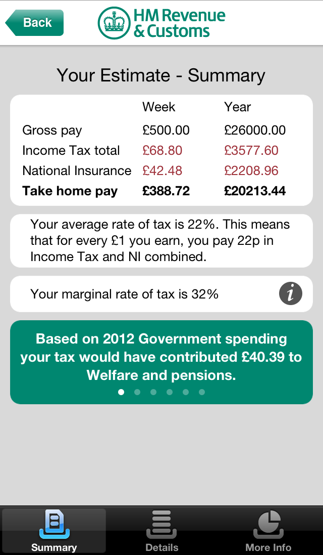 HMRC Tax Calculator