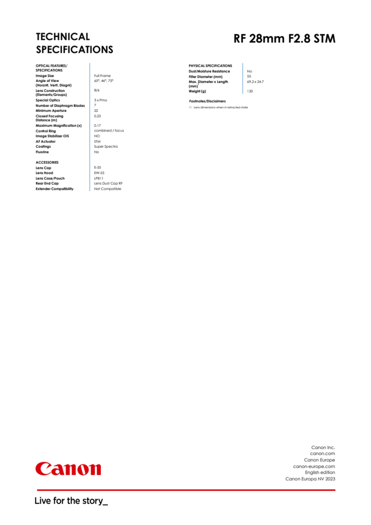 Teknisk specifikation Canon RF 28mm F2.8 STM.pdf