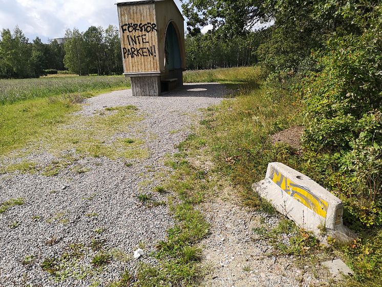 "Förstör inte parken"