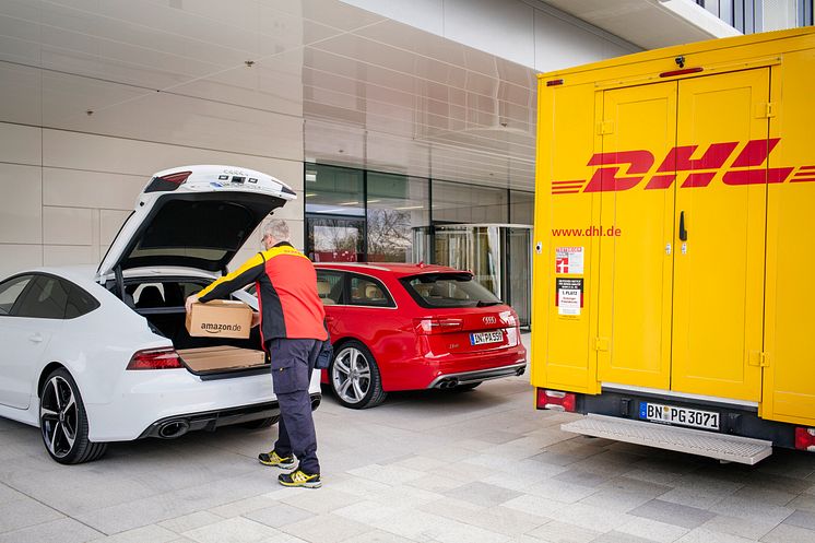 Audi, DHL and Amazon deliver convenience