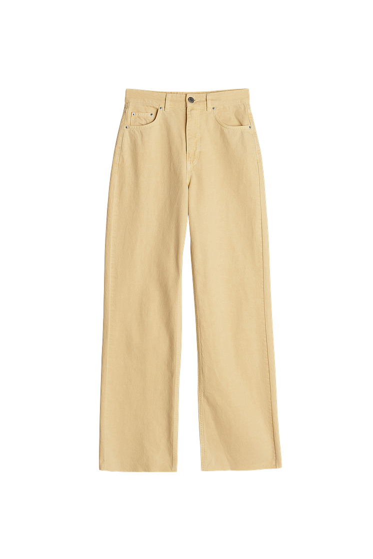 Idun straight jeans - yellow 