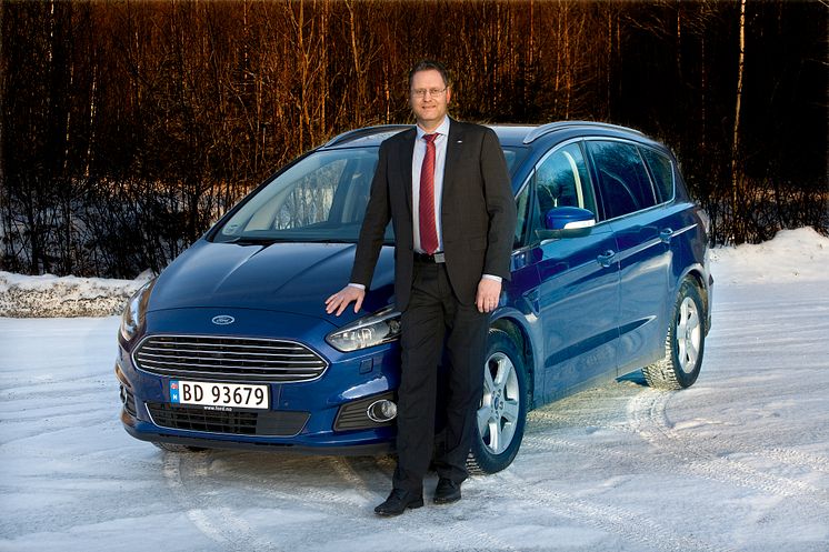 Per Gunnar Berg,  Adm. dir. Ford Motor Norge