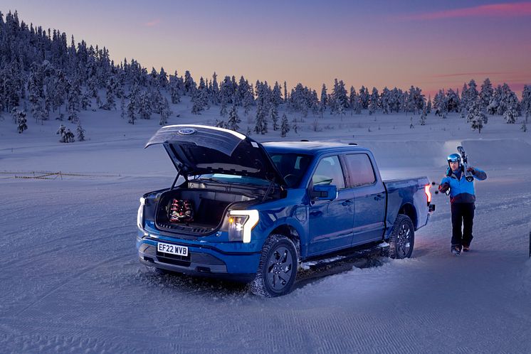 Ford F-150 Lightning Norge vinter 2023