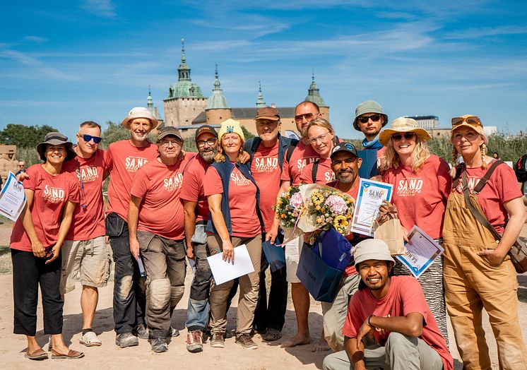 Deltagare sandskulpturfestivalen 2024
