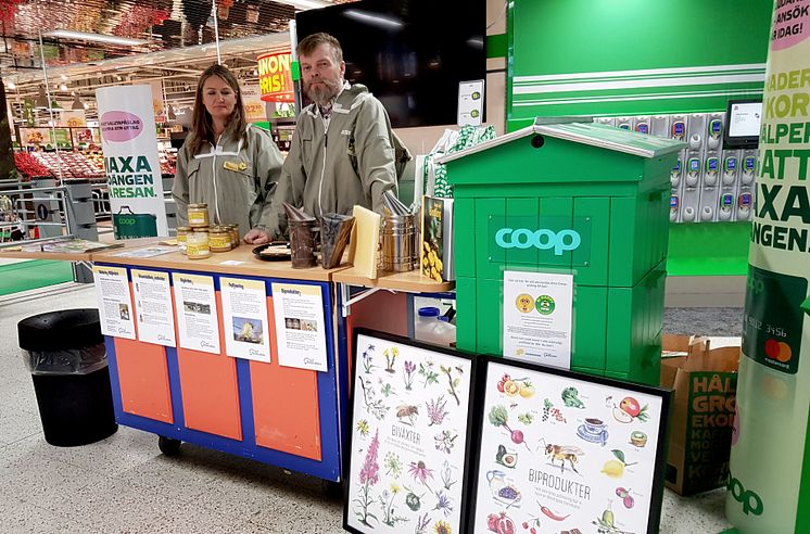 Luleå biodlarförening på Coop Storheden