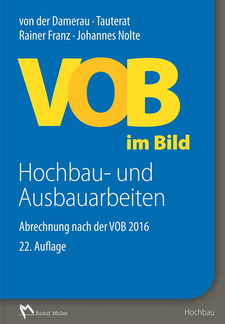 VOB im Bild – Hochbau- und Ausbauarbeiten 2D (tif)