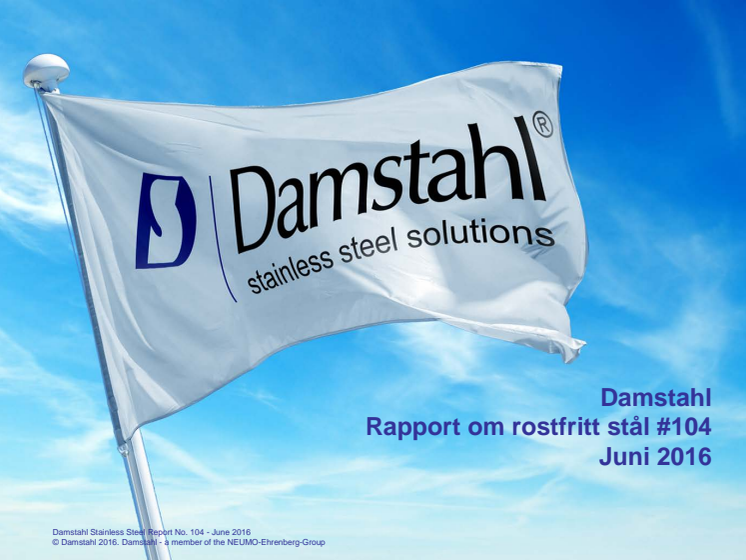 Damstahls marknadsrapport juni 2016