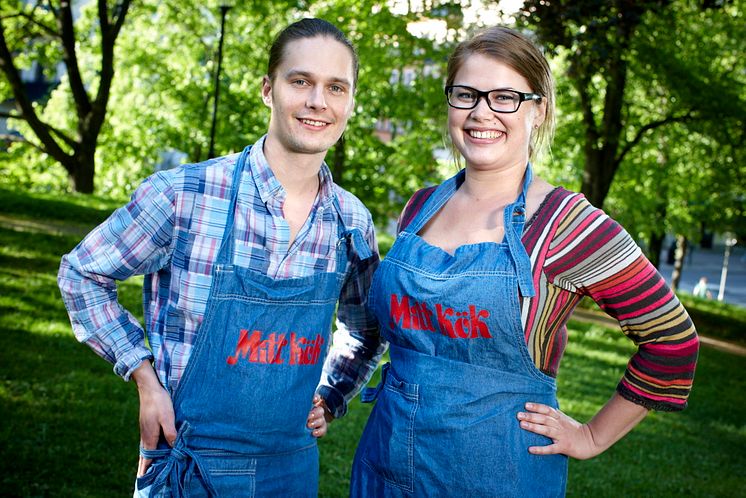 Filip Fastén och Jessica Frej