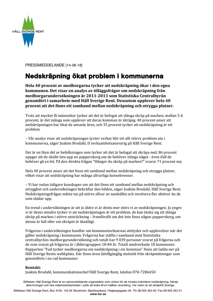 Nedskräpning ökat problem i kommunerna