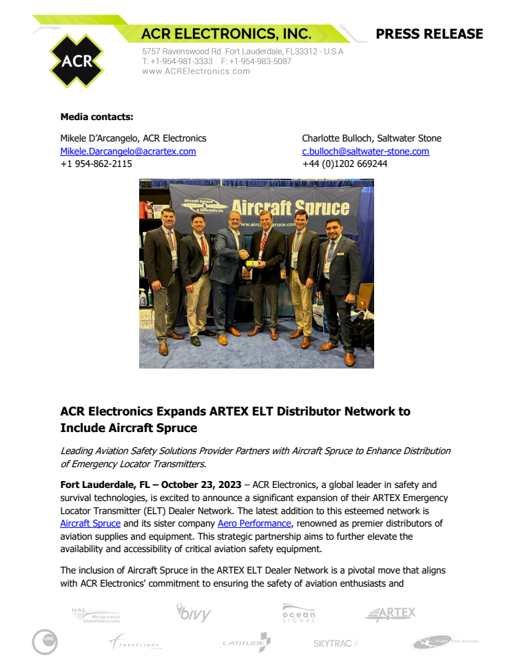 ARTEX_Aircraft_Spruce_Press Release .pdf