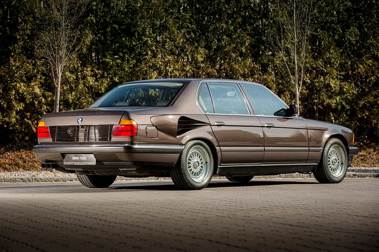 BMW 7-serien kom med V12-motor på 80-talet men att det även provades en 16-cylindrig motor var länge en väl bevarad hemlighet Se ”Goldfisch” på Custom Motor Show i påsk!