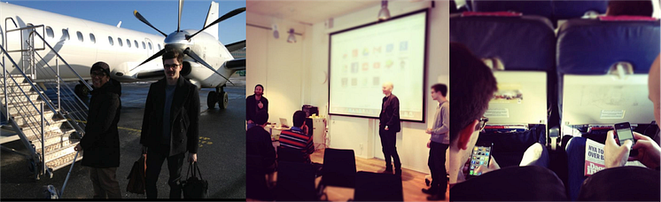 Idag har vi föreläst om UX, design och frontend-utveckling på Hyper Island