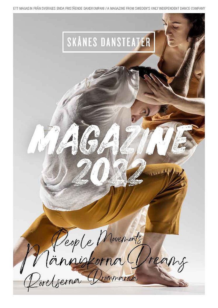 Skånes Dansteater Magazine 2022 omslag
