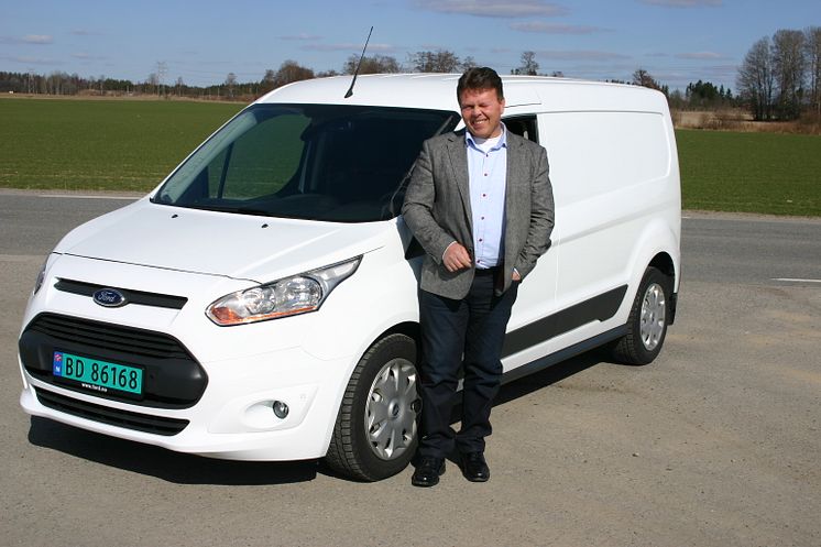 Johnny Løvli er ansatt som ny salgssjef for nyttekjøretøy hos Ford Motor Norge