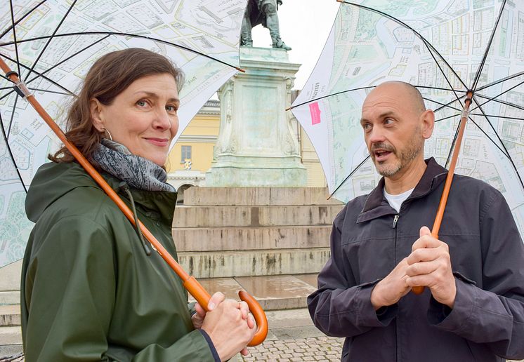 Ylva Berglund och Håkan Strömberg ska svara på göteborgarnas frågor. Foto: Isa Andersson