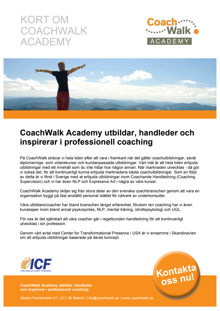 Om CoachWalk Academy