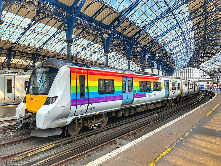 Thameslink launched its 'Trainbow' in 2019
