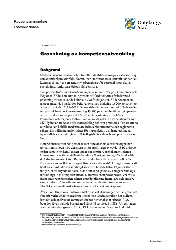 Rapportsammandrag – Granskning av kompetensutveckling (2022-03-15).pdf