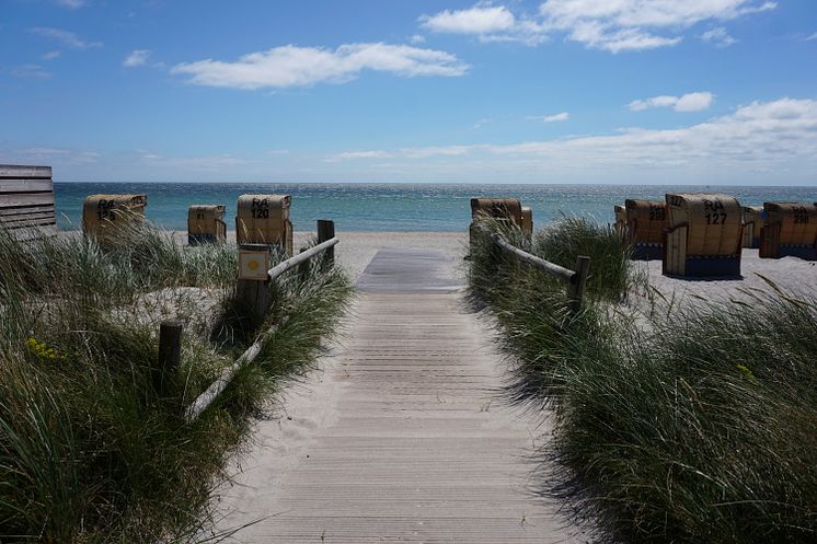 Strandzugang am Südstrand