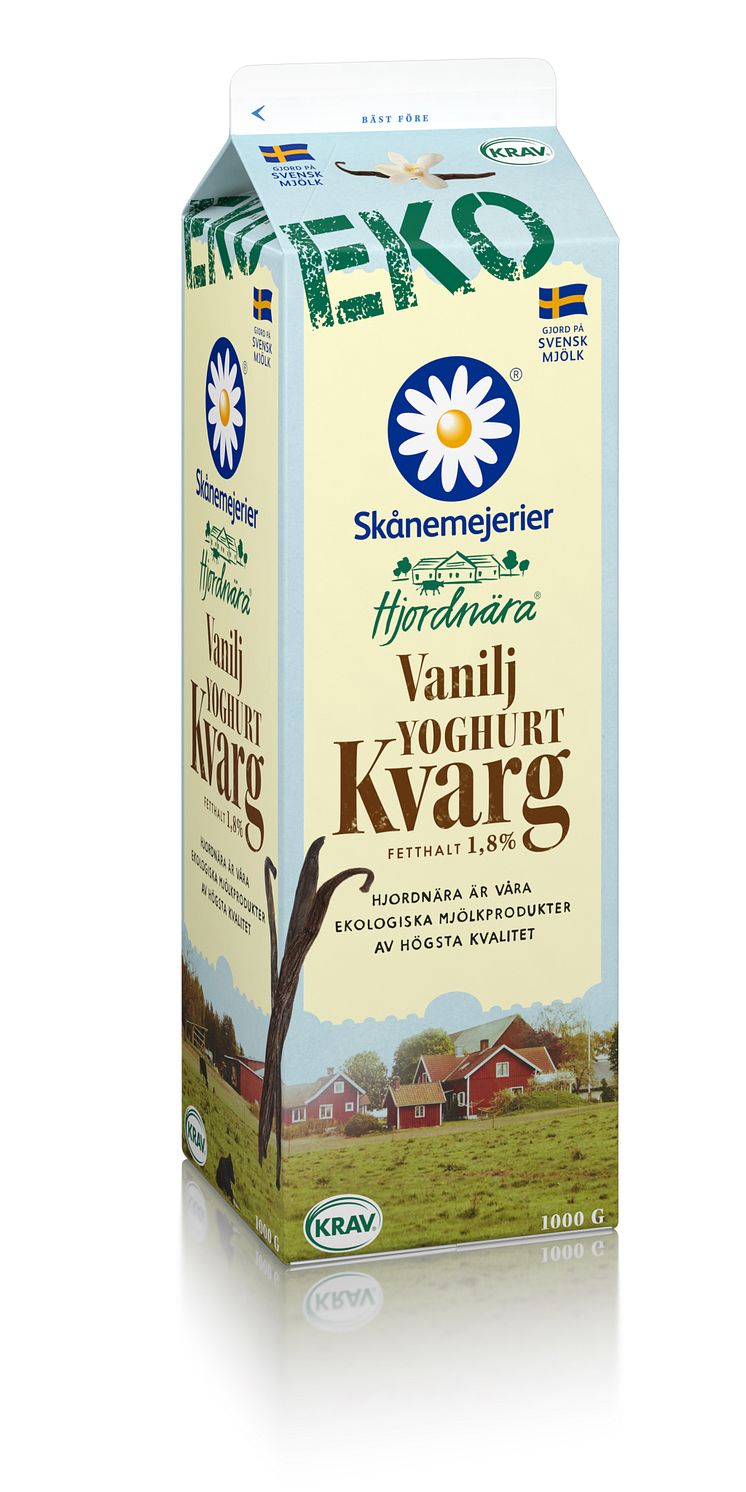 Hjordnära yoghurtkvarg vanilj