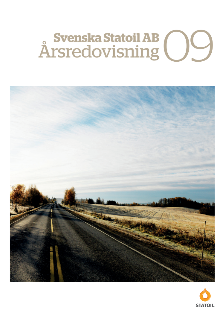 Svenska Statoil AB Årsredovisning 2009