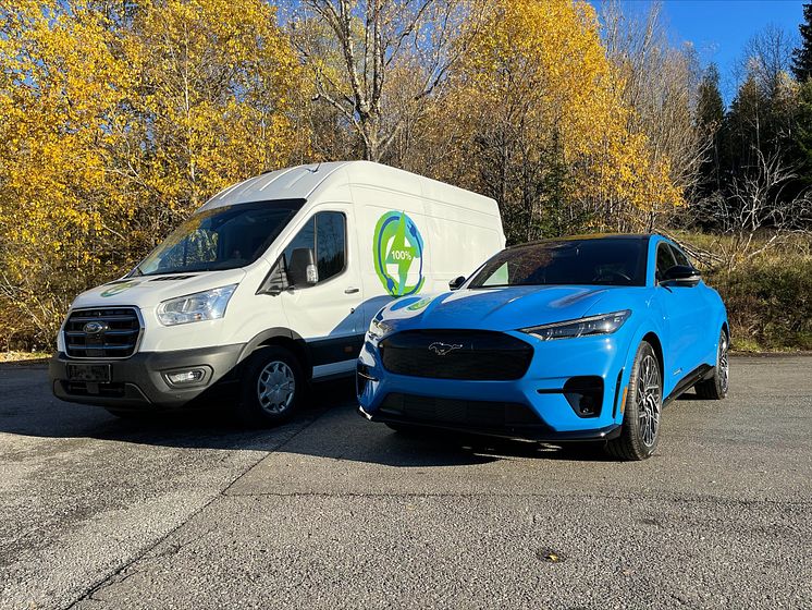 Ford Mustang Mach-E GT og Ford E-Transit 2021