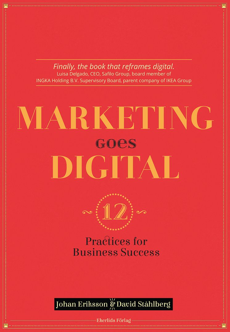 Omslag till boken Marketing goes digital - 12 Practices for Business Success