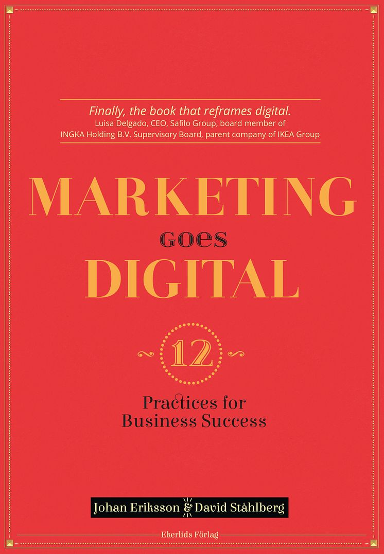 Omslag till boken Marketing goes digital - 12 Practices for Business Success