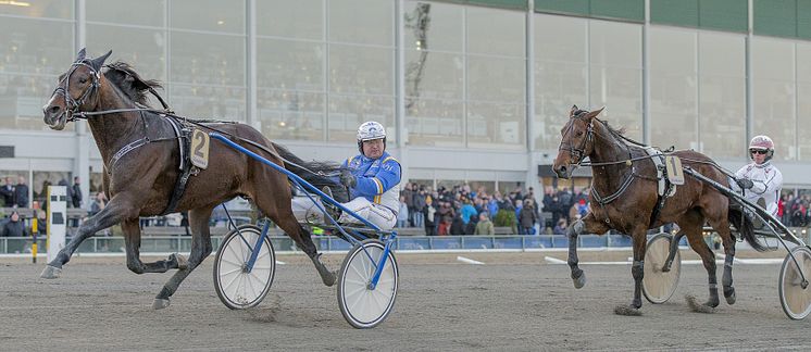 Solvato med sin tränare Veijo Heiskanen