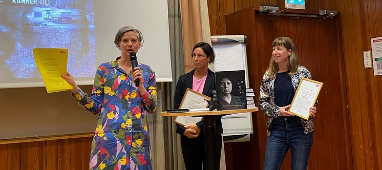 Svensk socialpolitisk förenings hederspris 2022 delas ut till "Dansa med corona".