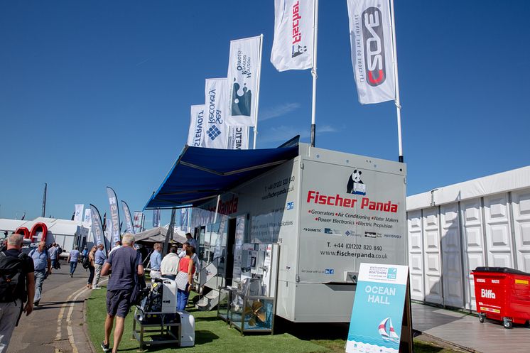 Hi-res image - Fischer Panda UK - Fischer Panda's display trailer at Southampton Boat Show