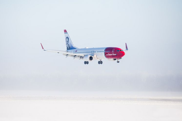 Norwegian Boeing 737-800. Foto: Jørgen Syversen