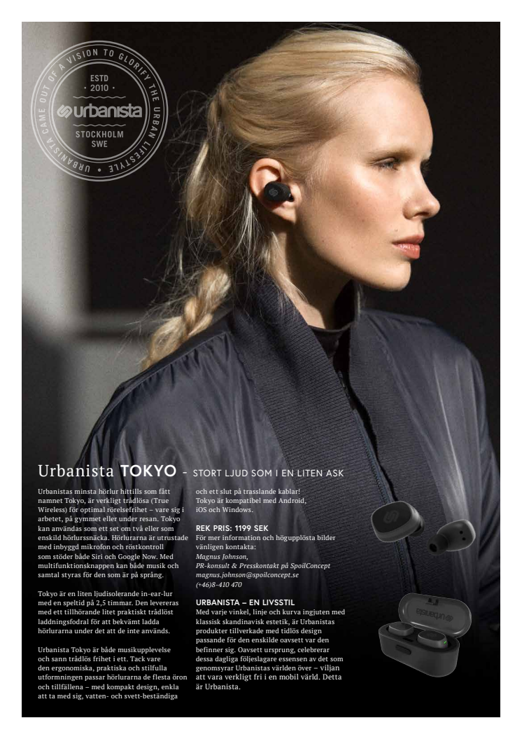 Urbanista Tokyo - True wireless när den är som bäst!