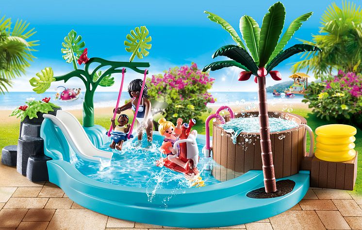  Kinderbecken mit Whirlpool (70611) von PLAYMOBIL