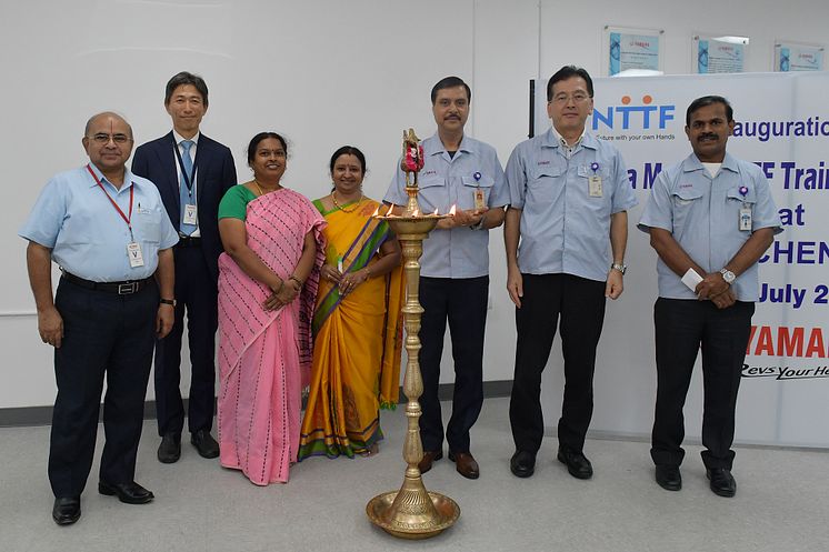 01_The First Opening Ceremony for the YAMAHA MOTOR NTTF Training Center(YNTC) the Japan-India Institute for Manufacturing