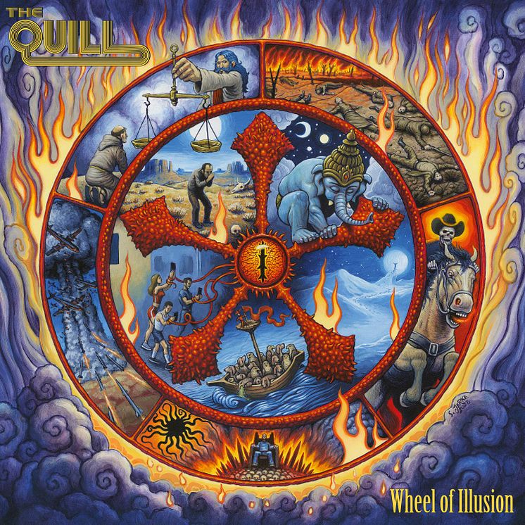 The Quill - Wheel Of Illusion - front cover - web