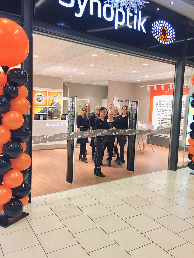 Synoptik öppnar butik på Överby i Trollhättan.