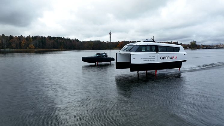 Candela P-12 and C-8 side by side in Stockholm