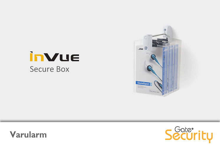 Varularm från Gate Security - Secure Box, InVue