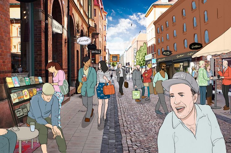 Nya visionsbilder ska utveckla Borås Cityhandel