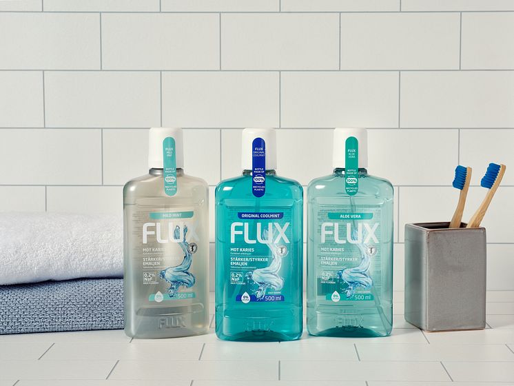 Flux Mild Mint, Original Coolmint & Aloe Vera