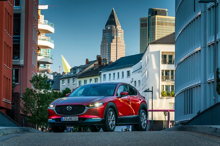 Mazda CX-30 i Soul Red Crystal