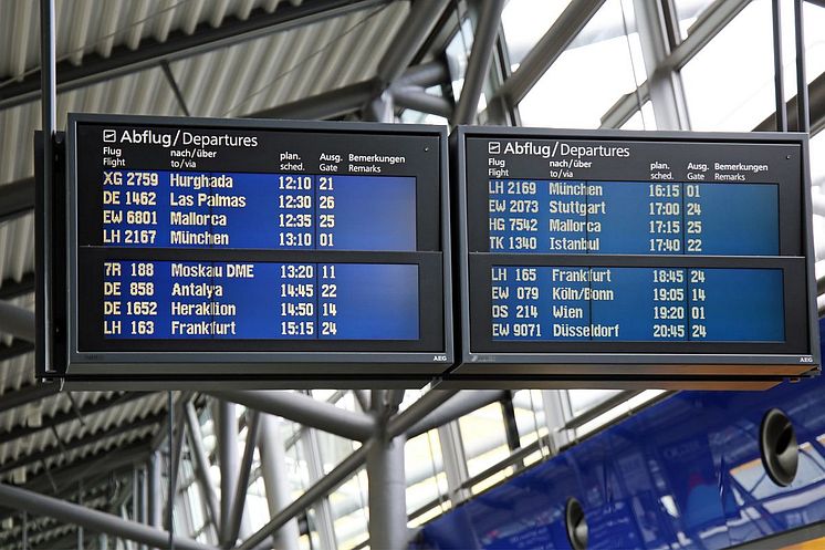 Moskau - Domodedowo steht ab 19.4. auf den Anzeigetafeln im Flughafen Leipzig/Halle