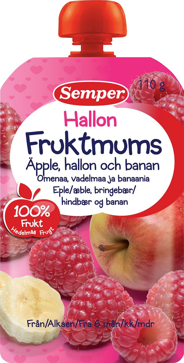 Fruktmums Hallon