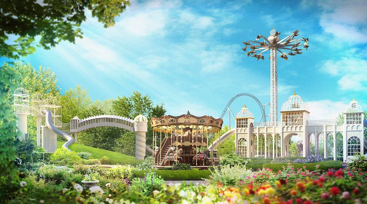 Nytt på Liseberg 2016: AeroSpin, Blomsterkarusell och Barnens Paradis