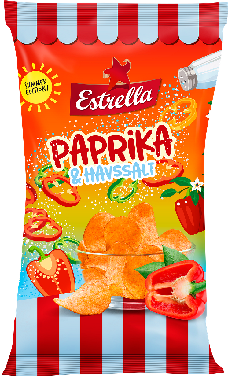 30193 Ltd sommarchips Paprika & Havssalt 225g