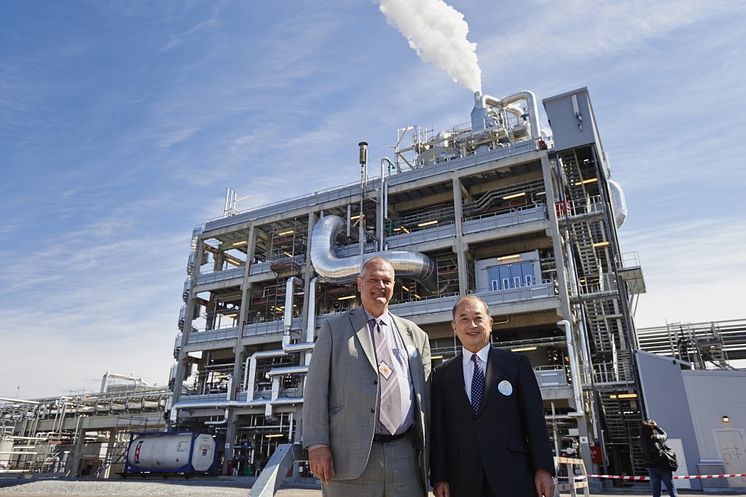 Lars Stigsson, Kiram samt Yoshihiro Hasegawa CEO Harima Chemicals