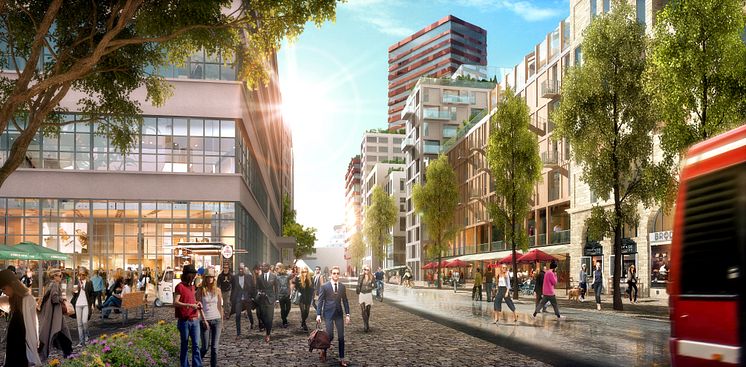 Vision Värtahamnen, urban miljö 